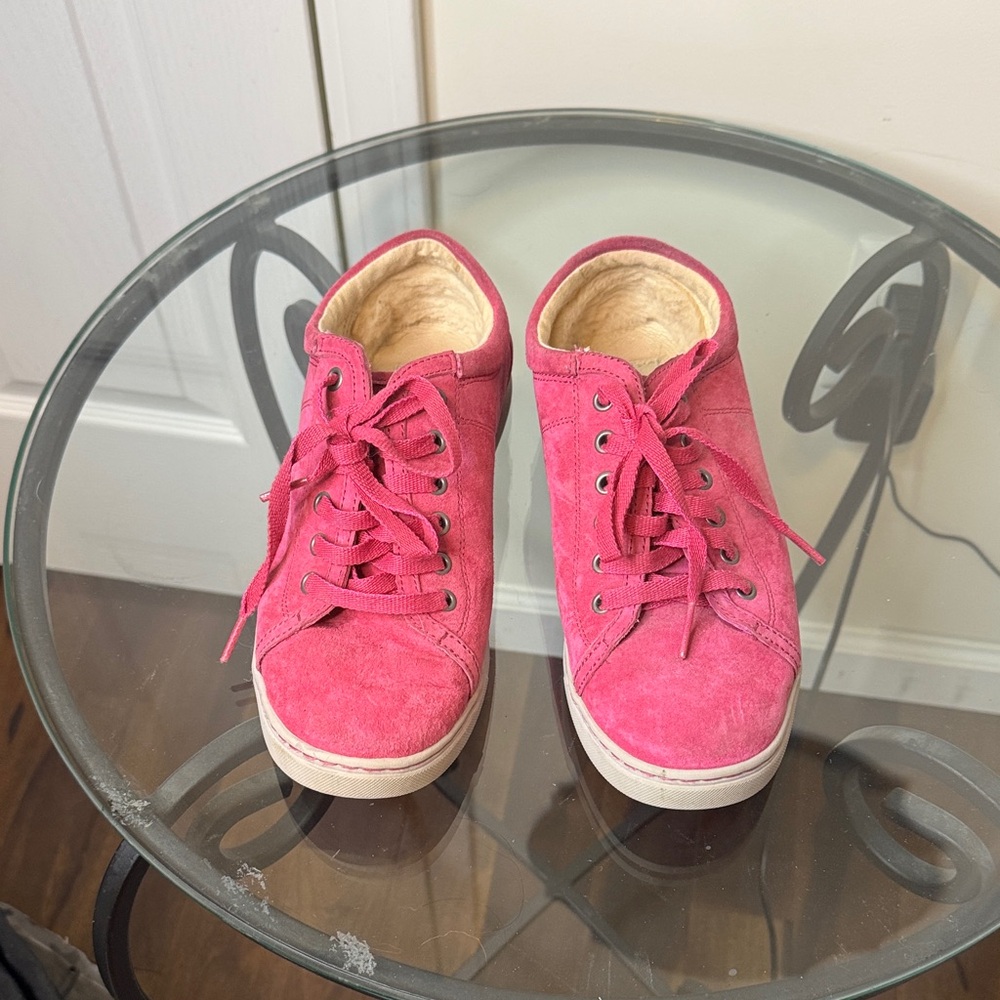 Pink Suede Ugg Sneakers